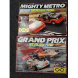 Two Scalextric racing sets,