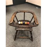 An antique child's chair