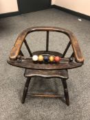 An antique child's chair