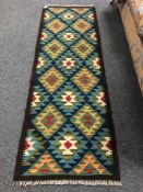 A Maimana Kilim runner 192 cm x 65 cm