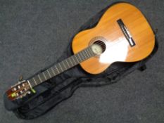 A Seville model G150 classical guitar in soft carry case