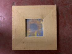 Three crates containing a total of 30 Fotolijst light wood finish photo frames, 10 cm x 10 cm,