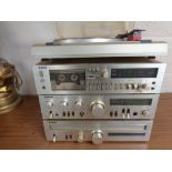 Three Tensei HiFi separates including cassette deck,