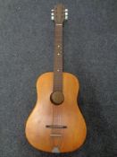 A 20th century acoustic guitar