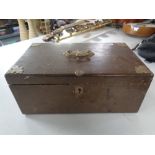 A brass bound box
