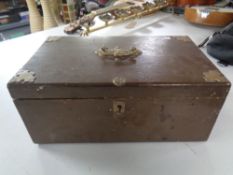 A brass bound box