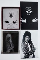 Vintage negatives of Queen front man Freddie Mercury in 1975,