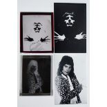 Vintage negatives of Queen front man Freddie Mercury in 1975,