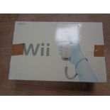 A boxed Nintendo Wii