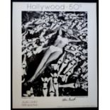 Photographer Alan Glant signed vintage photo of Jayne Mansfield in 1957/1987.