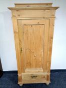 A continental pine century door cabinet