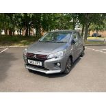 A 2021 Mitsubishi Mirage Design Pro motor car, Registration SN21 ZFT, metallic grey, 1193 cc,