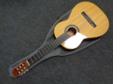 A BM Espana classical guitar in soft carry case