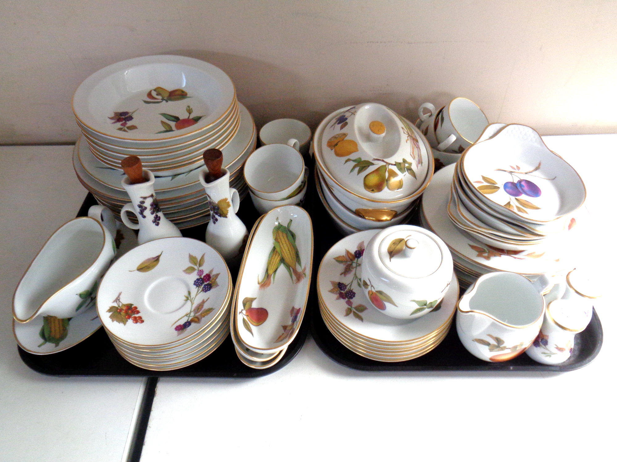 Approximately 59 pieces of Royal Worcester oven to table ware