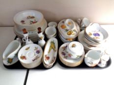 Approximately 59 pieces of Royal Worcester oven to table ware