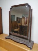 A Victorian dressing table mirror