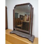 A Victorian dressing table mirror