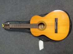 A German made Resonata acoustic guitar in soft carry case