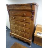 A Victorian mahogany Scotch chest