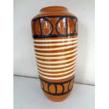 A West German pottery vase,