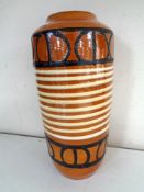 A West German pottery vase,