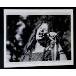 Janis Joplin on stage at Woodstock in 1969.