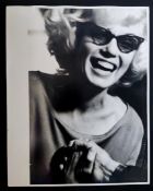Rare vintage photo of Marilyn Monroe in 1961 by photographer Len Steckler. 14x11 inches.
