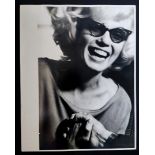 Rare vintage photo of Marilyn Monroe in 1961 by photographer Len Steckler. 14x11 inches.