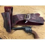 A blank firing replica 1873 Colt 45 Single Action Army chambered in .
