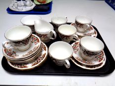 A Colclough 20 piece bone china tea service.