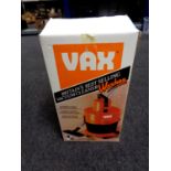 A Vax vacuum cleaner/washer with accessories (boxed).