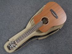 A Tanglewood Winterleaf model TW2T acoustic guitar in carry bag.