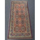 A Caucasian rug 177cm by 87cm