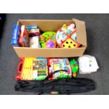 A quantity of assorted toddler and children's toys and board games,