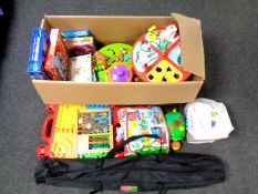 A quantity of assorted toddler and children's toys and board games,
