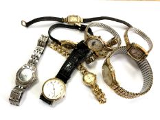 A quantity of lady's and gent's watches including Rotary,