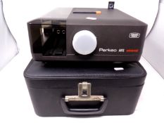A Zeiss Ikon Perkeo AFS universal projector in case.