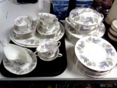 A set of 40 pieces of Coalport Camelot bone china tea and dinnerware.