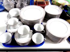 A set of 49 pieces of Legendary by Noritake Brookside tea and dinner china.