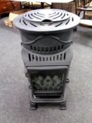 Provence gas heater in the form of a pot stove.