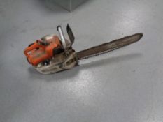 A Stihl chain saw.