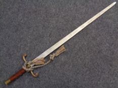 A replica sword.