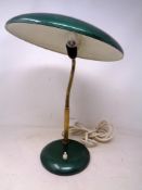 A 20th century angle poise desk lamp.