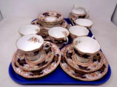 A Salisbury 21 piece bone china tea service.