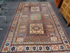 A modern carpet of Caucasian Afshar design,