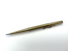 A rolled-gold 'Life long' propelling pencil