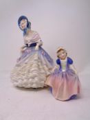 Two Royal Doulton figures, Alice HN3368 and Dinky Do HN1678.