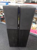 A pair of Mordaunt-Short floor standing speakers.