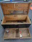 A joiner's tool chest.