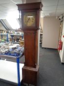A 19th Century 30 hour oak longcase clock, the brass dial signed Jonathan Graham,